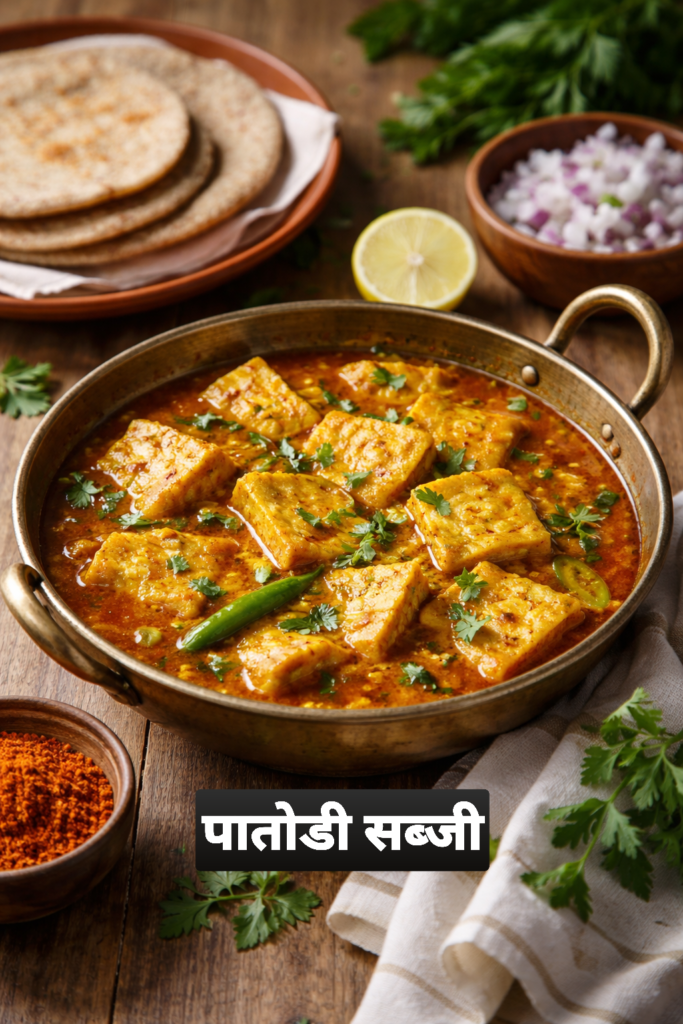 महाराष्ट्रीयन स्टाईल पातोडी सब्जी